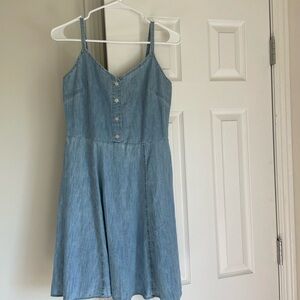 Light Blue Denim Dress